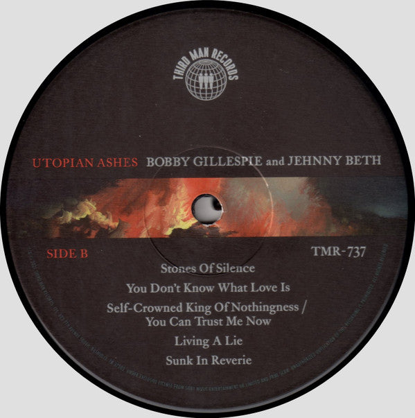 Bobby Gillespie And Jehnny Beth : Utopian Ashes (LP, Album)