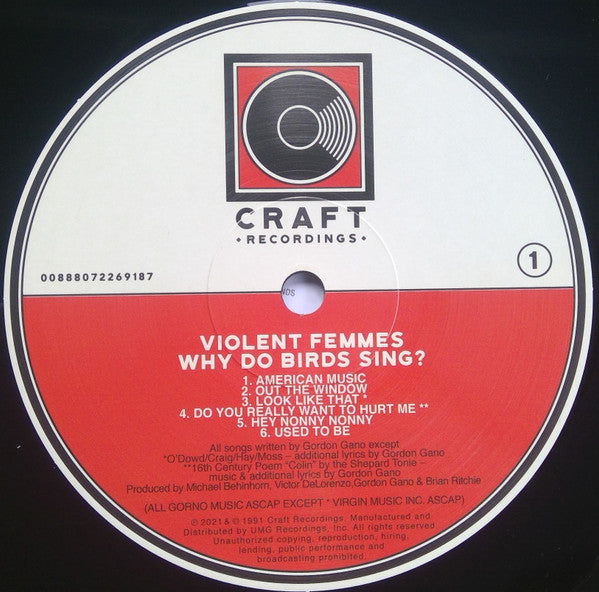 Violent Femmes : Why Do Birds Sing? (LP, Album, RE)