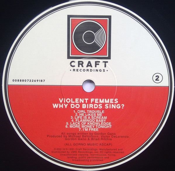 Violent Femmes : Why Do Birds Sing? (LP, Album, RE)