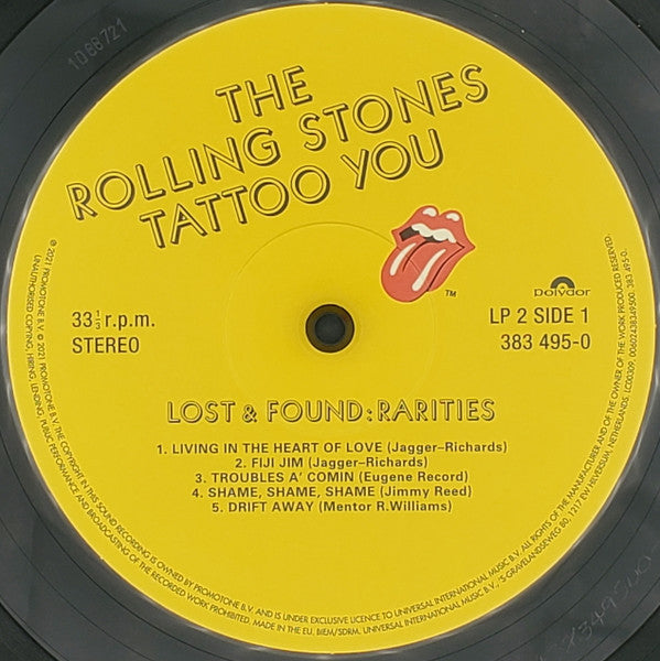 The Rolling Stones : Tattoo You (LP, Album, RE, RM, 180 + LP, 180 + Dlx, Gat)