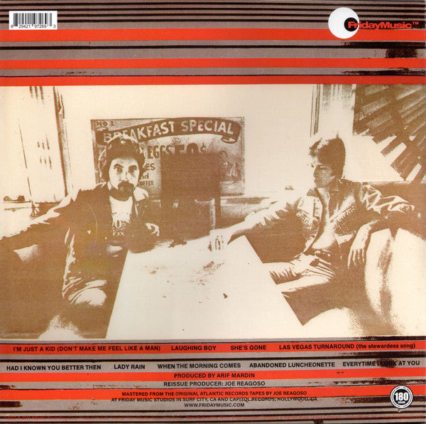 Daryl Hall / John Oates* : Abandoned Luncheonette (LP, Album, Ltd, RE, RM, Red)