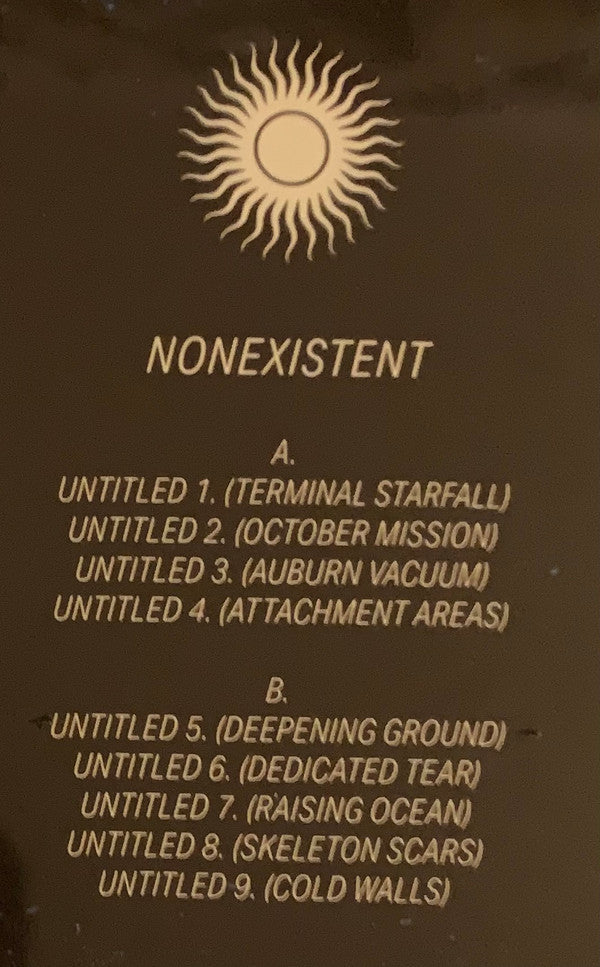 NONEXISTENT (2) : NONEXISTENT (LP, Album)