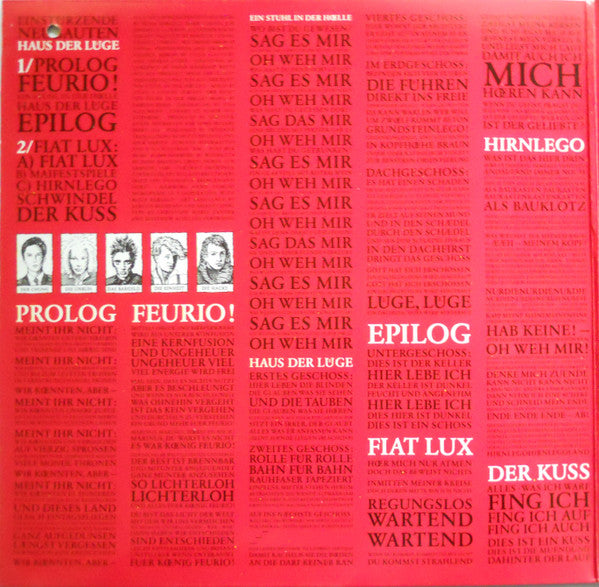 Einstuerzende Neubauten* : Haus Der Luege (LP, Album, Gat)