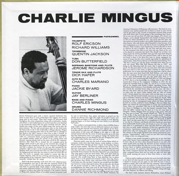 Mingus* : The Black Saint And The Sinner Lady (LP, Album, RE, 180)
