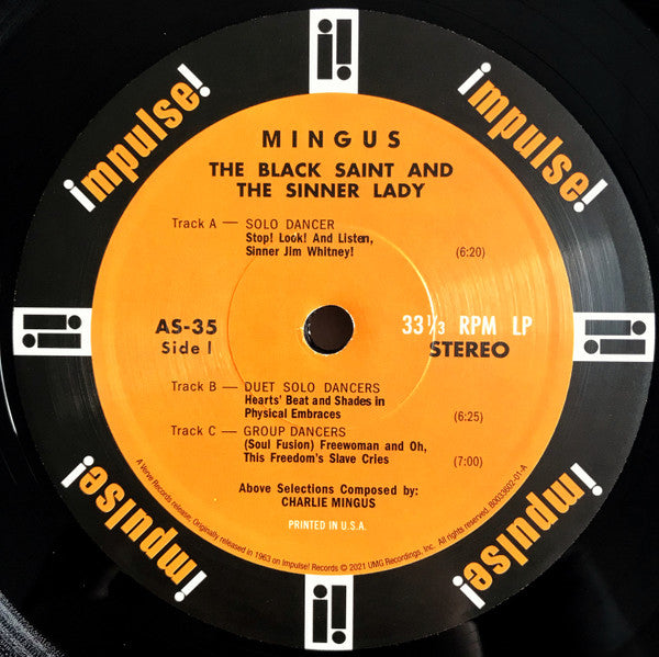 Mingus* : The Black Saint And The Sinner Lady (LP, Album, RE, 180)