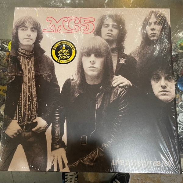 MC5 : Live Detroit 68/69 (LP, Album, Ltd, RE, Sil)