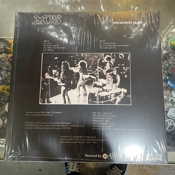 MC5 : Live Detroit 68/69 (LP, Album, Ltd, RE, Sil)