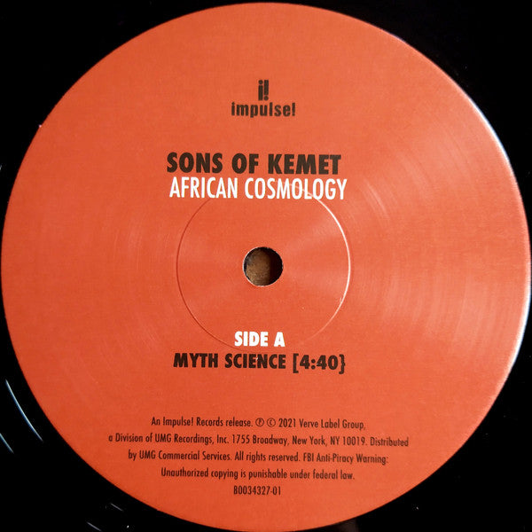 Sons Of Kemet : African Cosmology (12", RSD, Single)
