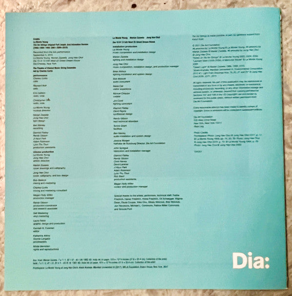 La Monte Young : Trio For Strings (4xLP, Aut + Box)