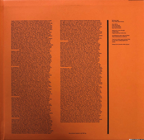 Bill Fay : Still Some Light / Part 1 / Piano, Guitar, Bass & Drums (2xLP, Album, RE)