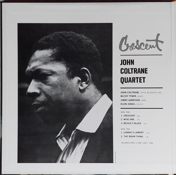 John Coltrane Quartet* : Crescent (LP, Album, RE, Gat)