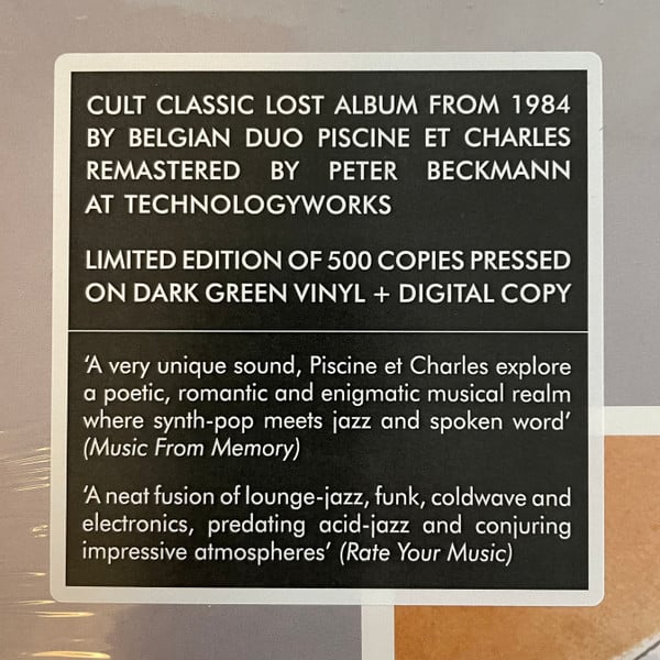 Piscine Et Charles : Quart De Tour, Mon Amour (LP, Album, Ltd, RM, Gre)