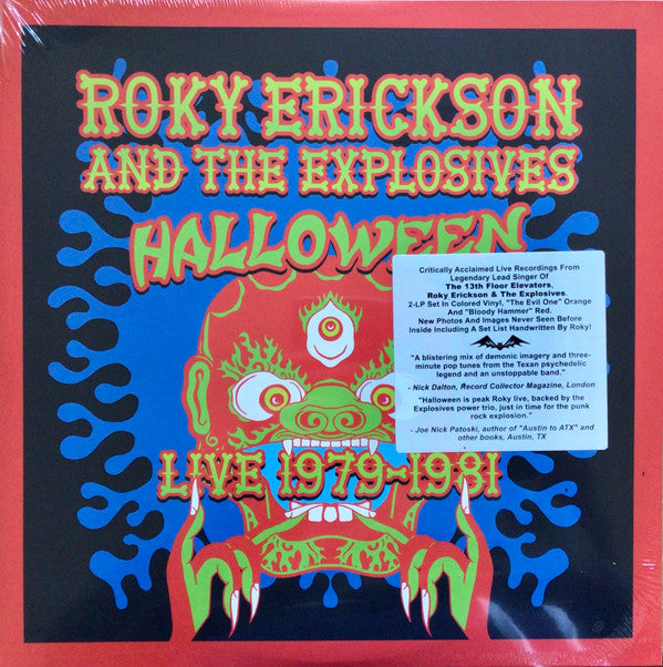 Roky Erickson And The Explosives : Halloween (LP, Ora + LP, Red)