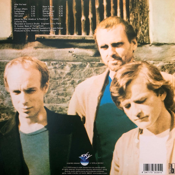Brian Eno, Dieter Moebius, Hans-Joachim Roedelius : After The Heat (LP, Album, RE, RM)