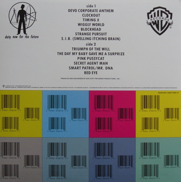 Devo : Duty Now For The Future (LP, Album, Ltd, RE, RM)