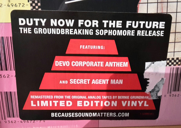 Devo : Duty Now For The Future (LP, Album, Ltd, RE, RM)
