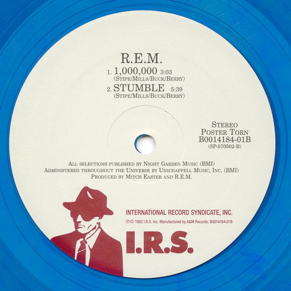 R.E.M. : Chronic Town (12", EP, RSD, Ltd, Num, RE, Blu)