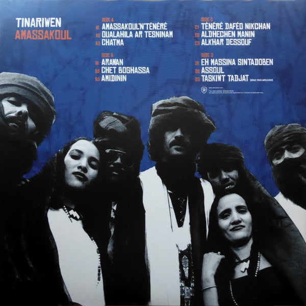Tinariwen : Amassakoul (2xLP, Album, Ltd, RE, RM, Ind)