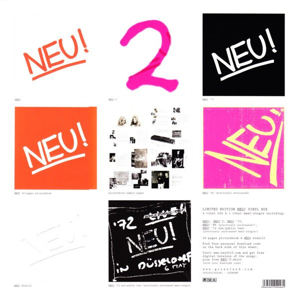 Neu! : NEU! (Box, Comp, Ltd + LP, Album, RE + LP, Album, RE + L)