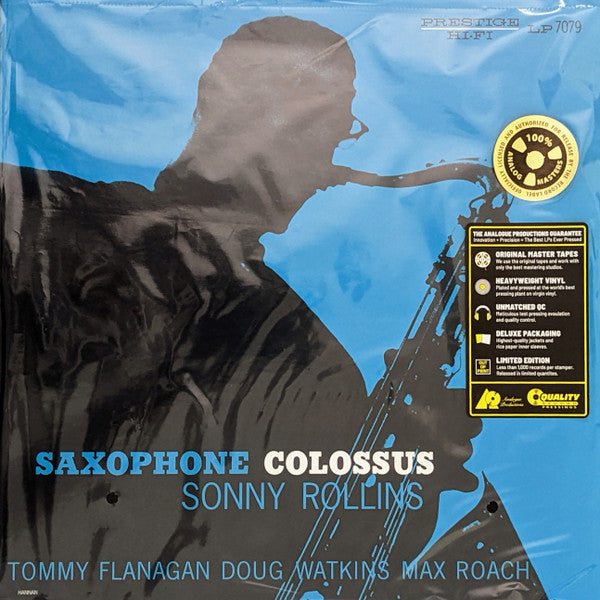 Sonny Rollins : Saxophone Colossus (LP, Album, Mono, Ltd, RE, RP, 180)