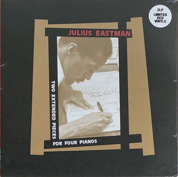 Julius Eastman : Two Extended Pieces For Four Pianos (2xLP, Album, Ltd, RE, Red)