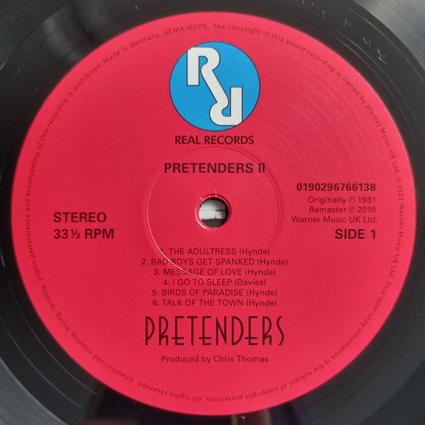 Pretenders* : Pretenders II (LP, Album, RE, RM, 180)