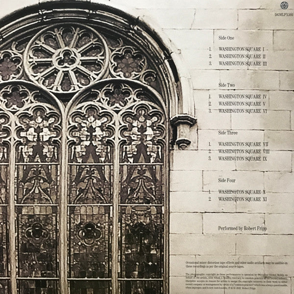 Robert Fripp : Washington Square Church (2xLP, Album, 200)