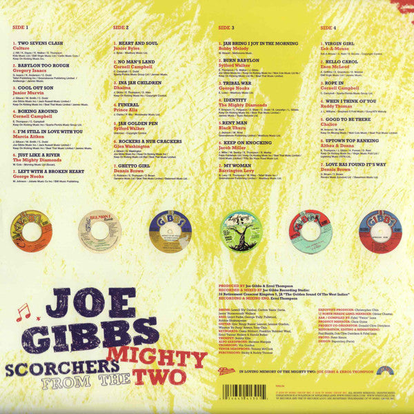 Joe Gibbs : Scorchers From The Mighty Two (2xLP, Comp)