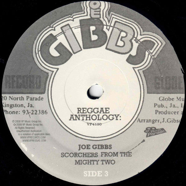 Joe Gibbs : Scorchers From The Mighty Two (2xLP, Comp)