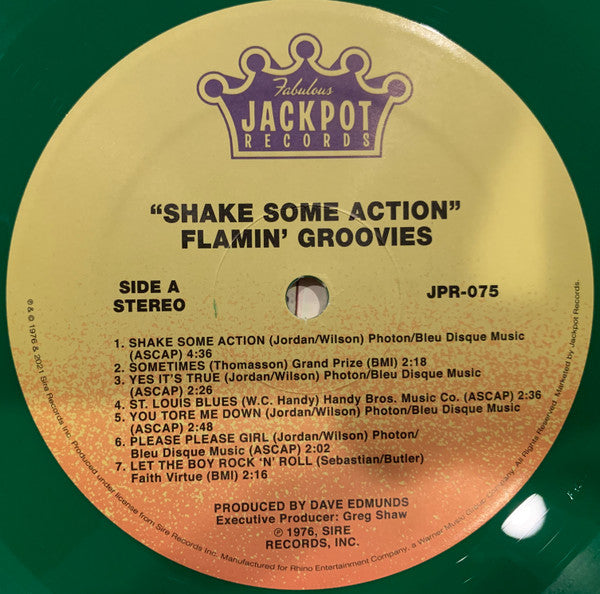 Flamin' Groovies* : Shake Some Action (LP, Album, Ltd, RE, RM, Gre)