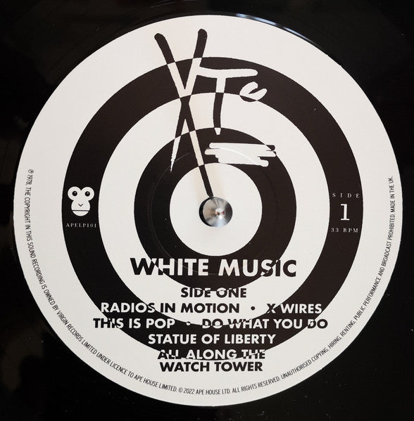 XTC : White Music (LP, Album, RE, 200)