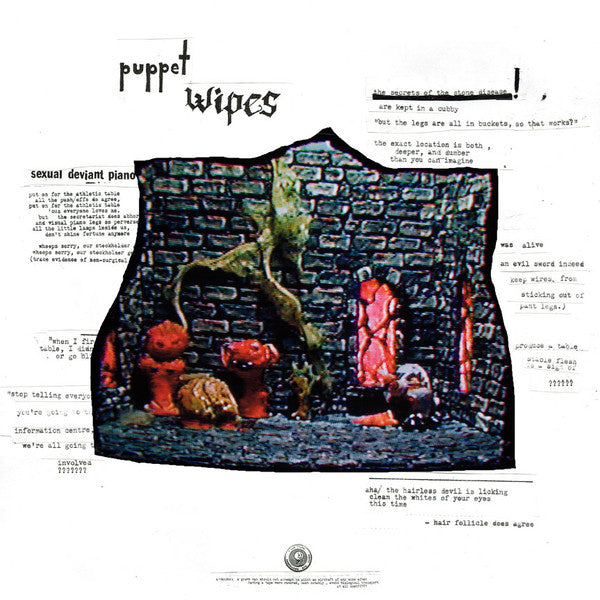 Puppet Wipes : The Stones Are Watching & They Can Be A Handful (LP, Album)