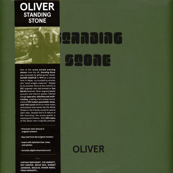 Oliver Chaplin : Standing Stone (LP, Album, RE)