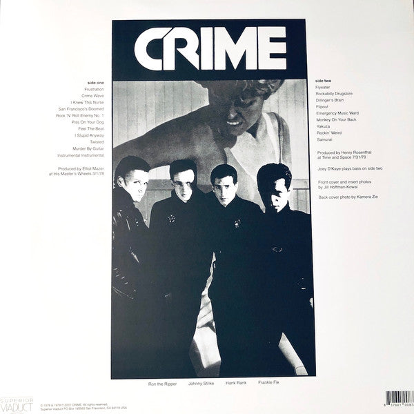 Crime (2) : San Francisco's Doomed (LP, RE)