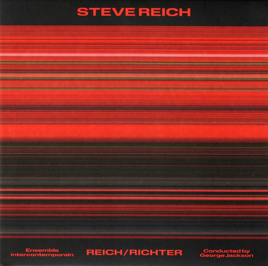 Steve Reich / Ensemble Intercontemporain Conducted By George Jackson (23) : Reich/Richter (LP)