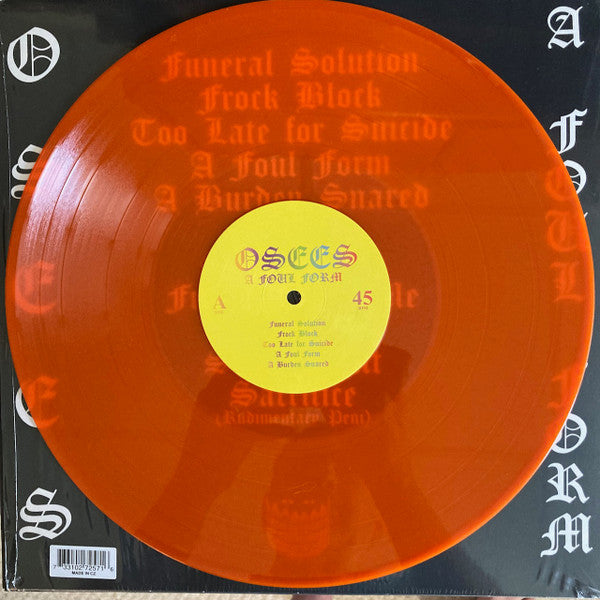 Thee Oh Sees : A Foul Form (LP, Album, Ltd, Ora)