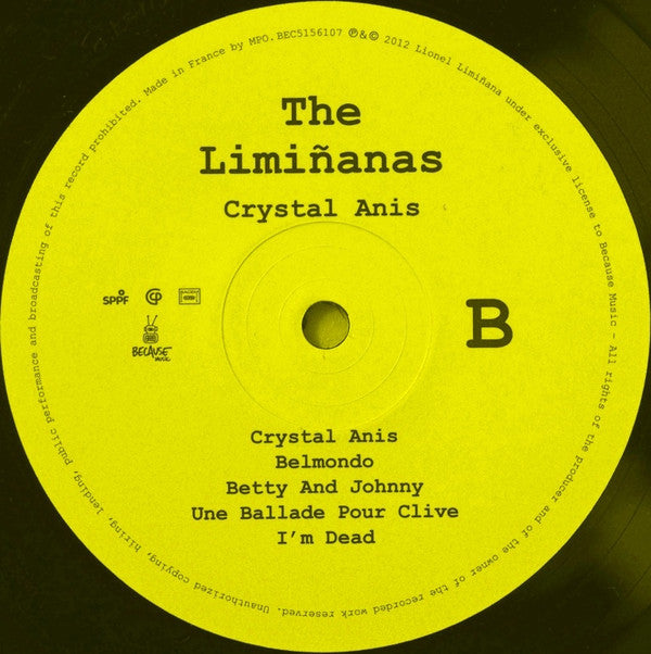 The Limiñanas : Crystal Anis (LP, Album, RE + CD, Album, RE)