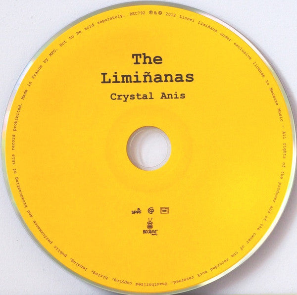 The Limiñanas : Crystal Anis (LP, Album, RE + CD, Album, RE)