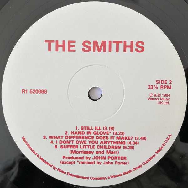 The Smiths : The Smiths (LP, Album, RE, RM, 180)