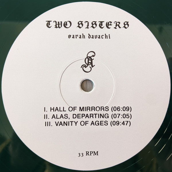 Sarah Davachi : Two Sisters (2xLP, Album, Ltd, Gre)
