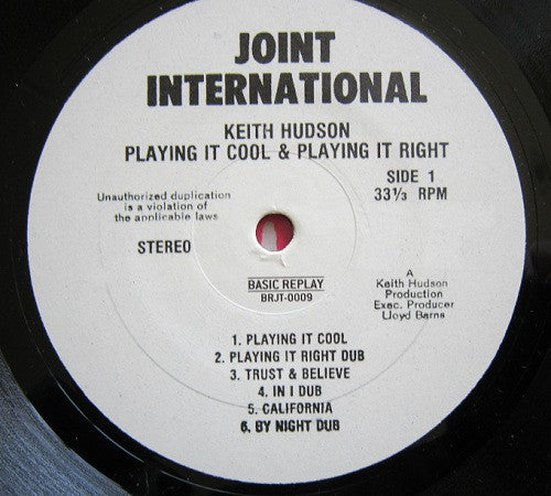 Keith Hudson : Playing It Cool & Playing It Right (LP, RE, RM)