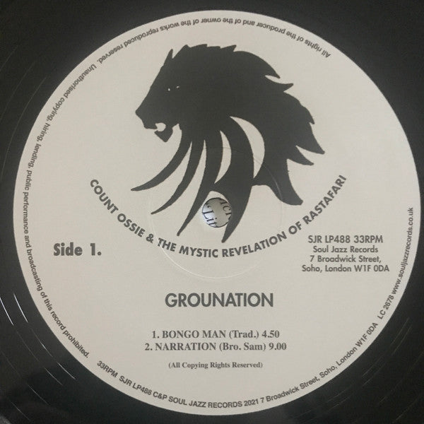Count Ossie & The Mystic Revelation Of Rastafari* : Grounation (3xLP, Album, RE)