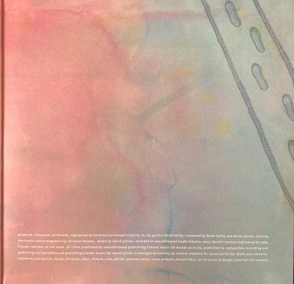 David Sylvian : Blemish (LP, Album, RE, 180)