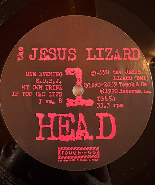 The Jesus Lizard : Head (LP, Album, RE, RM, Gat)