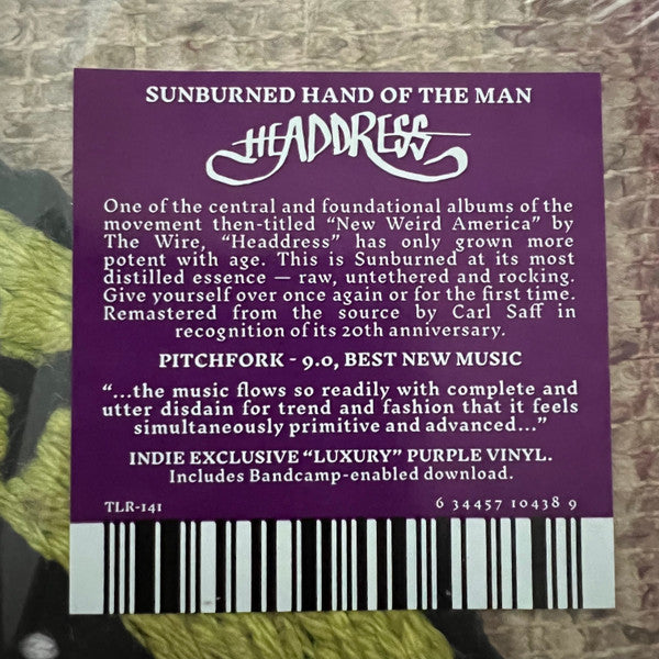 Sunburned Hand Of The Man : Headdress (LP, Album, Ltd, RM, "Lu)
