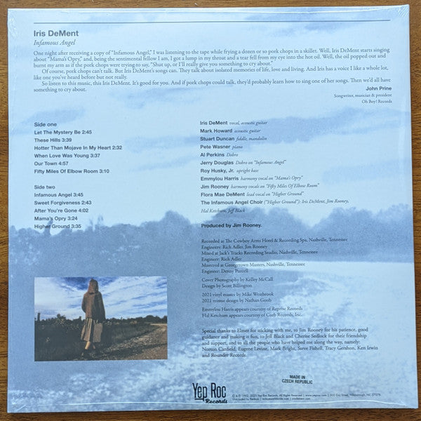 Iris DeMent : Infamous Angel (LP, Album, RE, RM)
