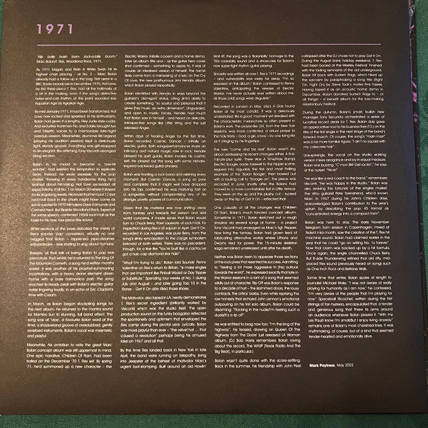 T. Rex : 1971 (2xLP, Comp)