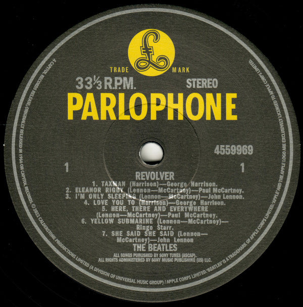 The Beatles : Revolver  (LP, Album, RE, Rem)