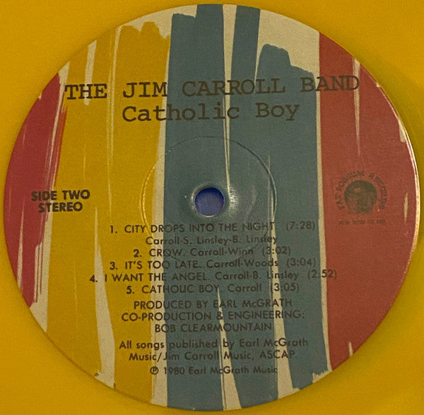 The Jim Carroll Band : Catholic Boy (2xLP, Album, RSD, Dlx, Ltd, RE, Yel)