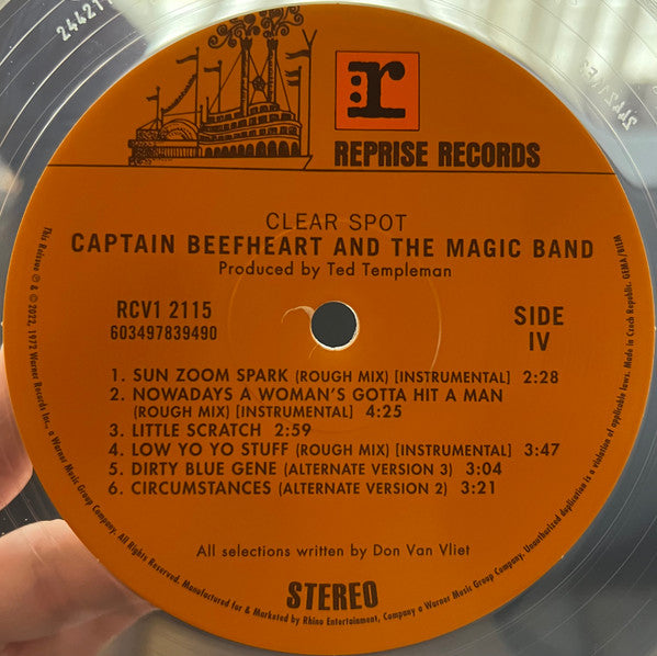 Captain Beefheart And The Magic Band : Clear Spot (2xLP, Album, RSD, Ltd, RE, Cle)